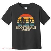 Scottsdale Arizona Retro Sunset Toddler T-Shirt thumb 0
