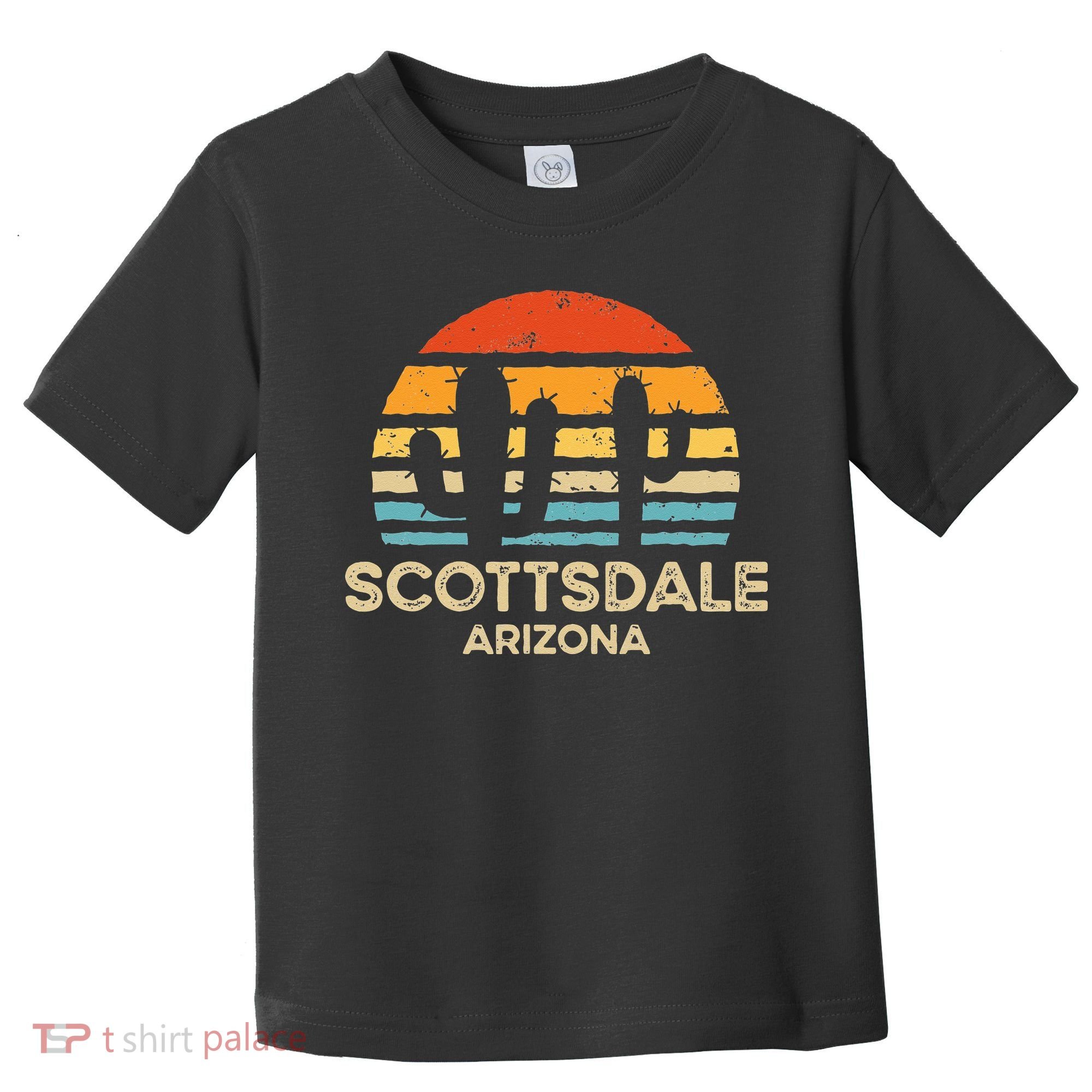 Scottsdale Arizona Retro Sunset Toddler T-Shirt