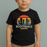 Scottsdale Arizona Retro Sunset Toddler T-Shirt thumb 2