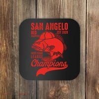 San Angelo Red Snappers West Texas League Champions Coaster thumb 0