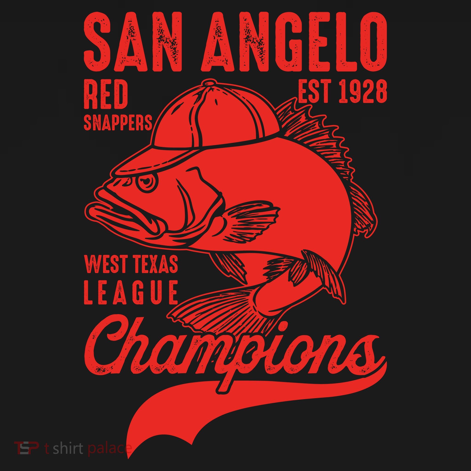 San Angelo Red Snappers West Texas League Champions Toddler Hoodie