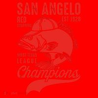 San Angelo Red Snappers West Texas League Champions Santa Hat thumb 1