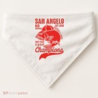 San Angelo Red Snappers West Texas League Champions USA-Made Doggie Bandana thumb 0