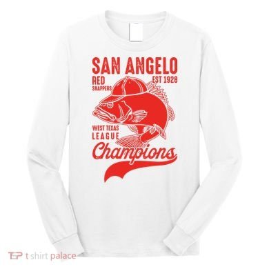 San Angelo Red Snappers West Texas League Champions Long Sleeve Shirt