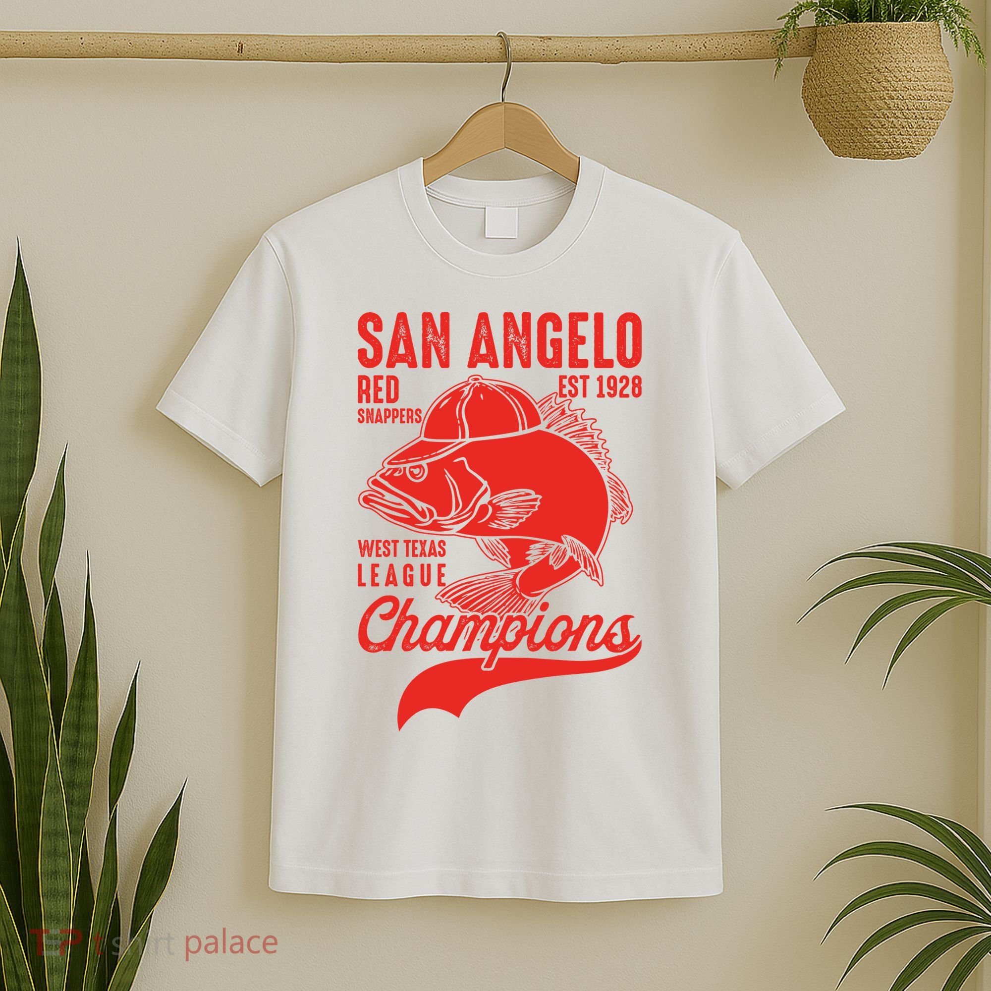 San Angelo Red Snappers West Texas League Champions T-Shirt