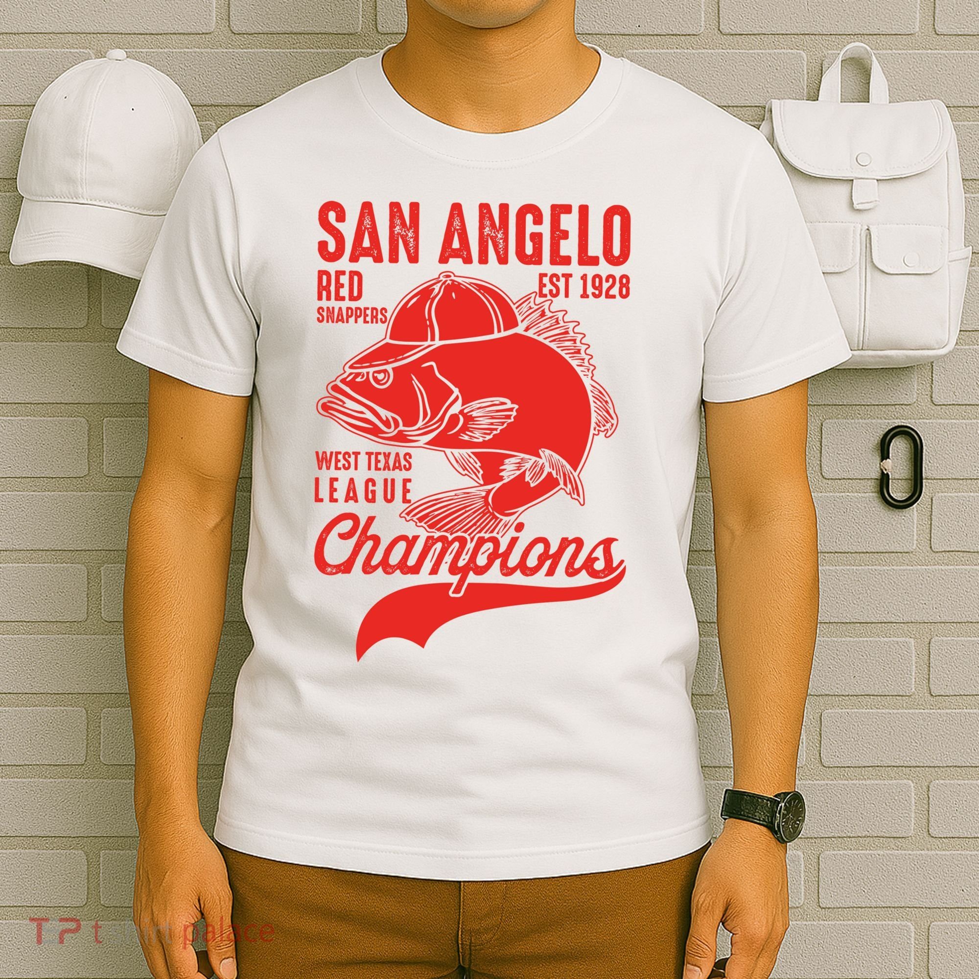San Angelo Red Snappers West Texas League Champions T-Shirt