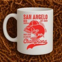 San Angelo Red Snappers West Texas League Champions Coffee Mug thumb 2