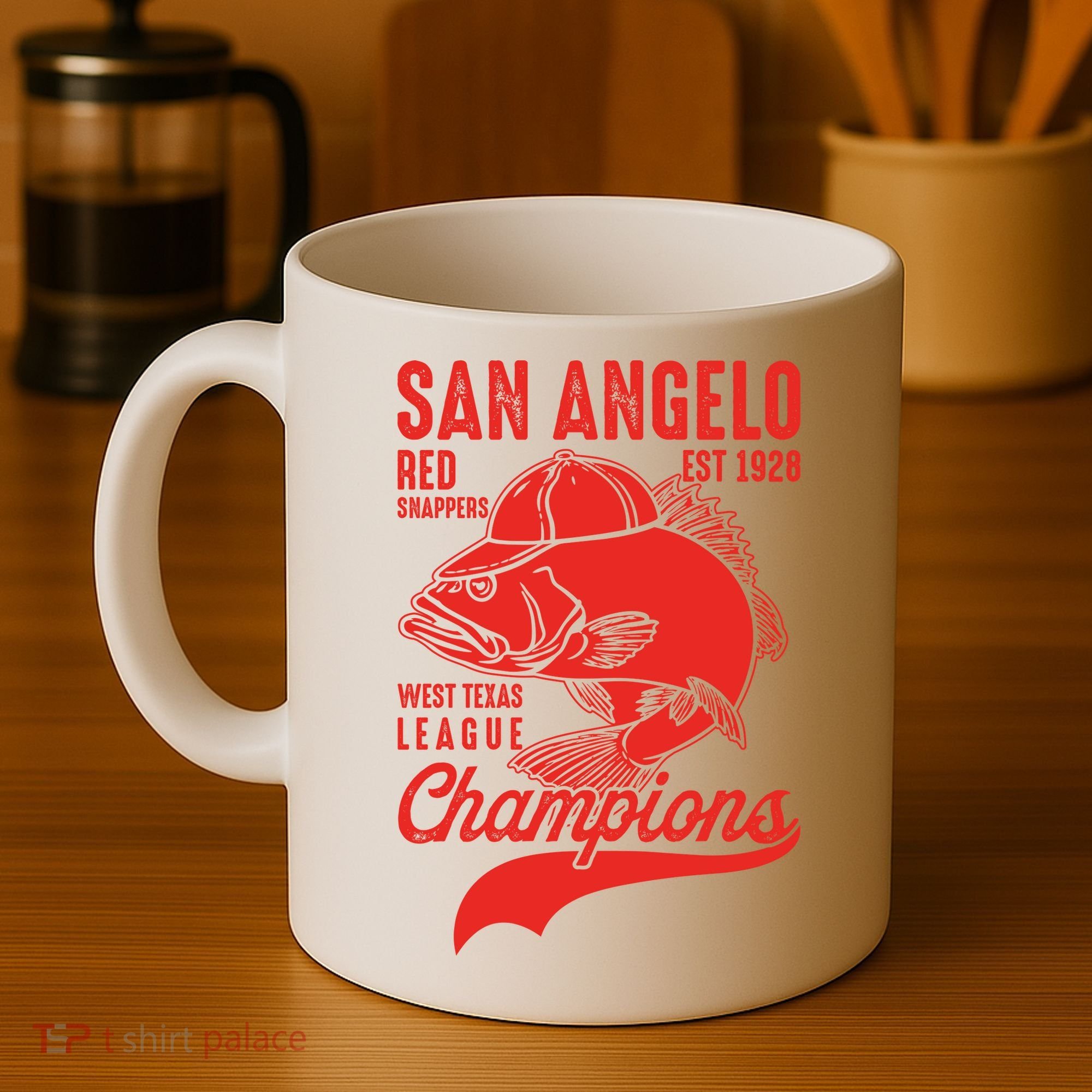 San Angelo Red Snappers West Texas League Champions Coffee Mug