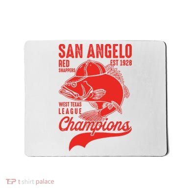 San Angelo Red Snappers West Texas League Champions Mousepad