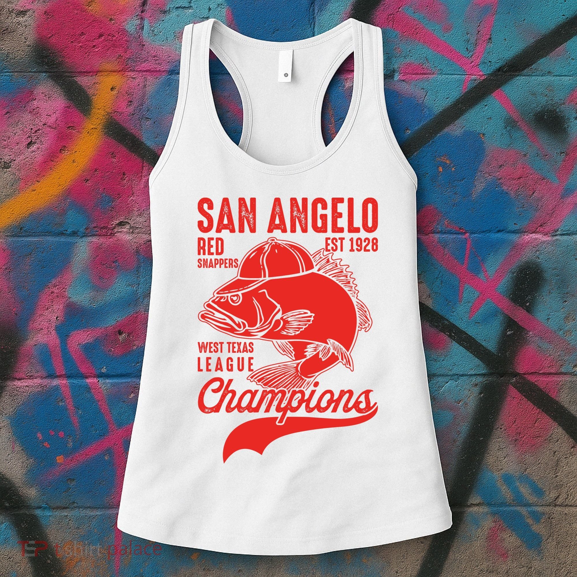 San Angelo Red Snappers West Texas League Champions Women's Tank Top