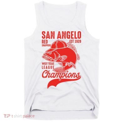 San Angelo Red Snappers West Texas League Champions Tank Top