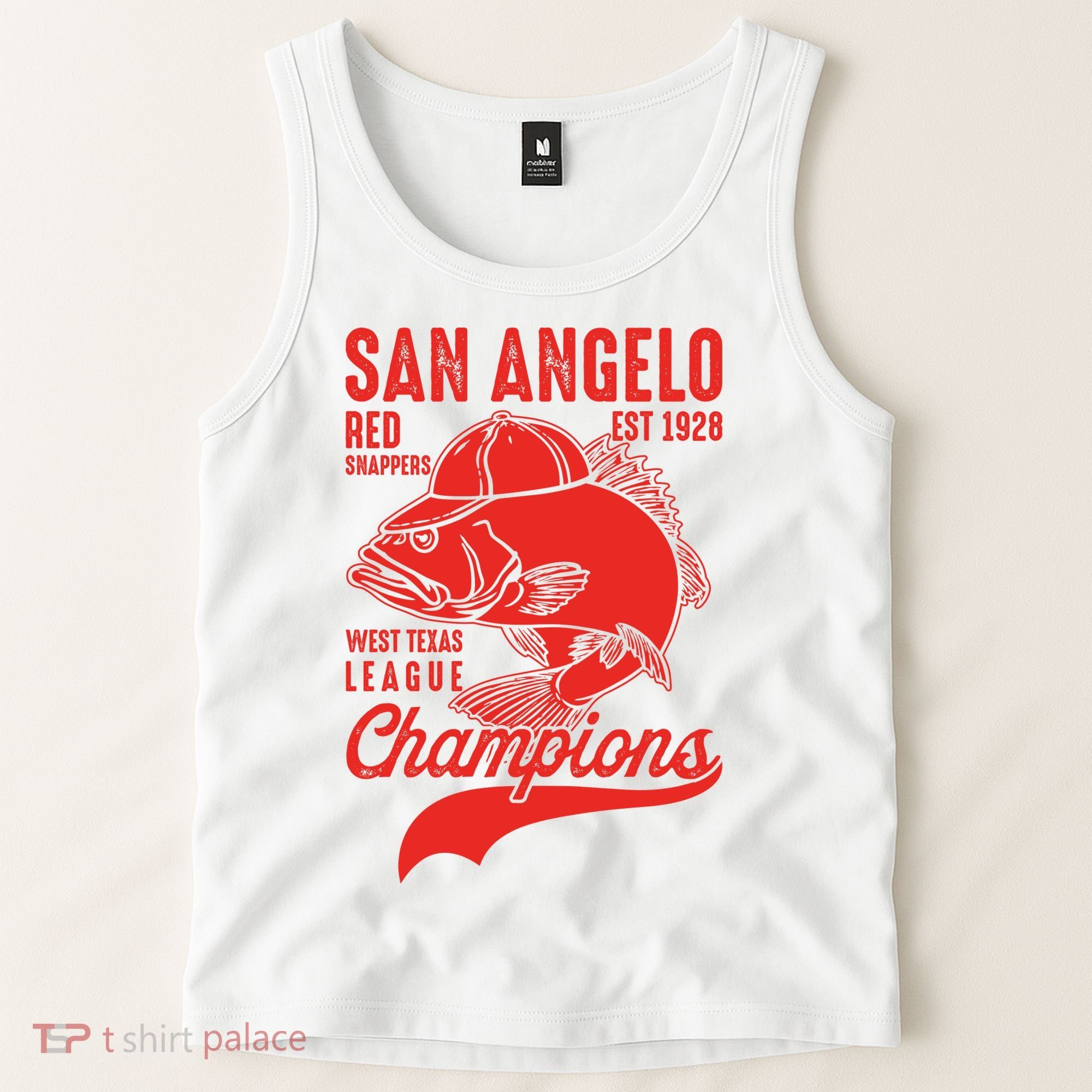 San Angelo Red Snappers West Texas League Champions Tank Top