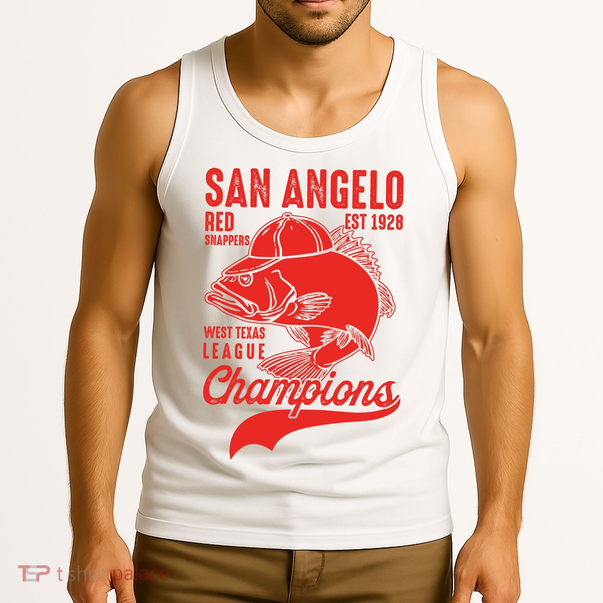 San Angelo Red Snappers West Texas League Champions Tank Top