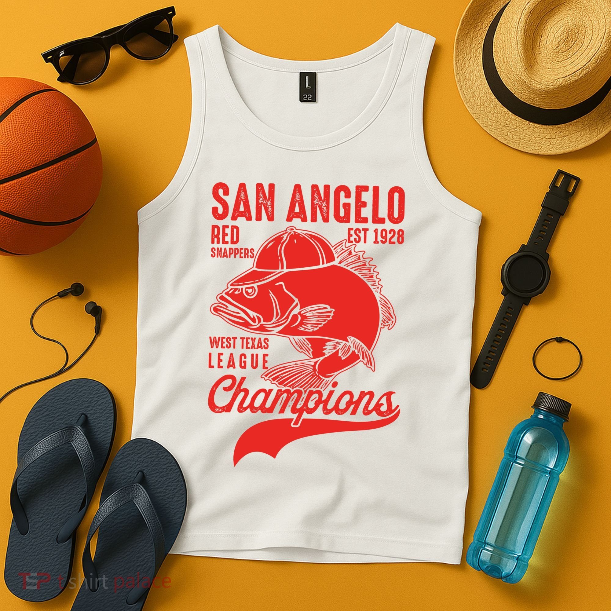 San Angelo Red Snappers West Texas League Champions Tank Top