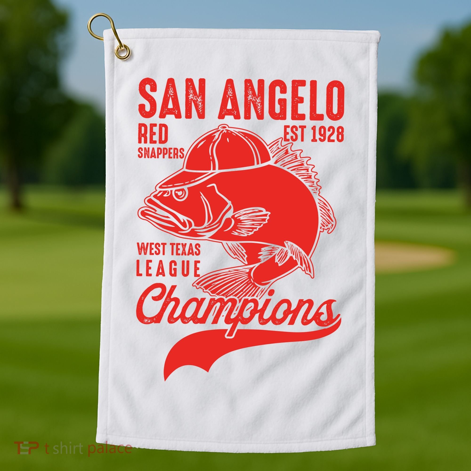San Angelo Red Snappers West Texas League Champions Golf Towel