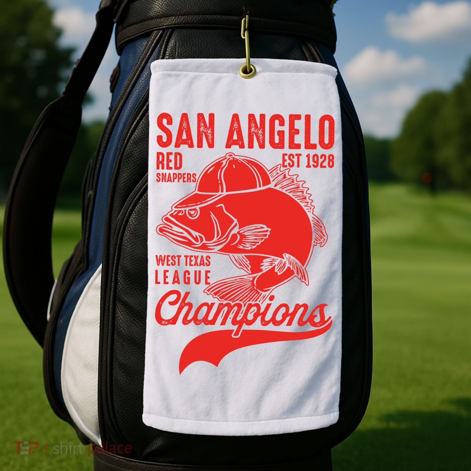 San Angelo Red Snappers West Texas League Champions Golf Towel