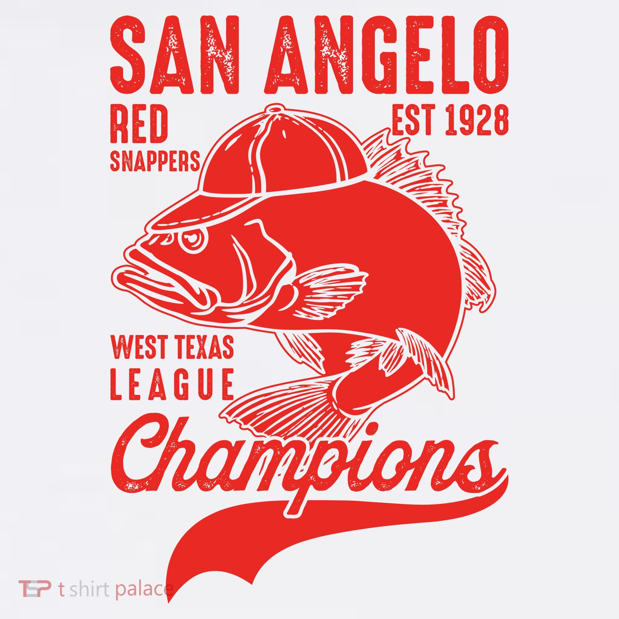 San Angelo Red Snappers West Texas League Champions Visor