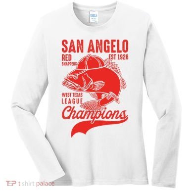 San Angelo Red Snappers West Texas League Champions Women's Long Sleeve Shirt