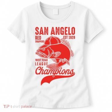 San Angelo Red Snappers West Texas League Champions Women's T-Shirt