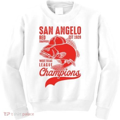 San Angelo Red Snappers West Texas League Champions Kids Sweatshirt