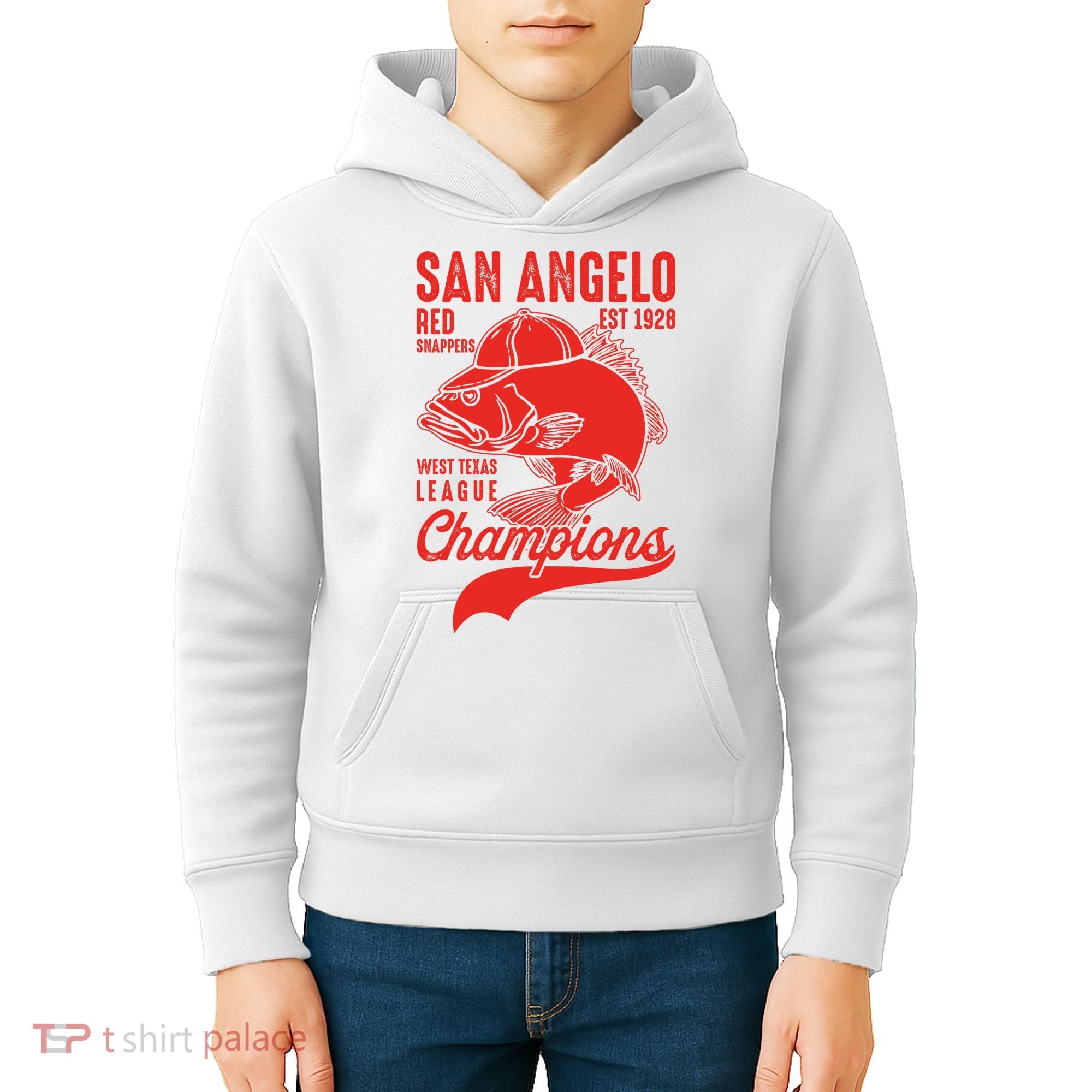 San Angelo Red Snappers West Texas League Champions Kids Hoodie