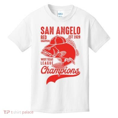 San Angelo Red Snappers West Texas League Champions Kids T-Shirt