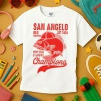 San Angelo Red Snappers West Texas League Champions Kids T-Shirt thumb 3