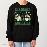 ShamRock And Roll Funny St. Patrick's Day Women's Sweatshirt thumb 0