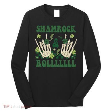 ShamRock And Roll Funny St. Patrick's Day Long Sleeve Shirt