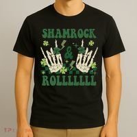 ShamRock And Roll Funny St. Patrick's Day T-Shirt thumb 3