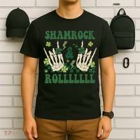 ShamRock And Roll Funny St. Patrick's Day T-Shirt thumb 6