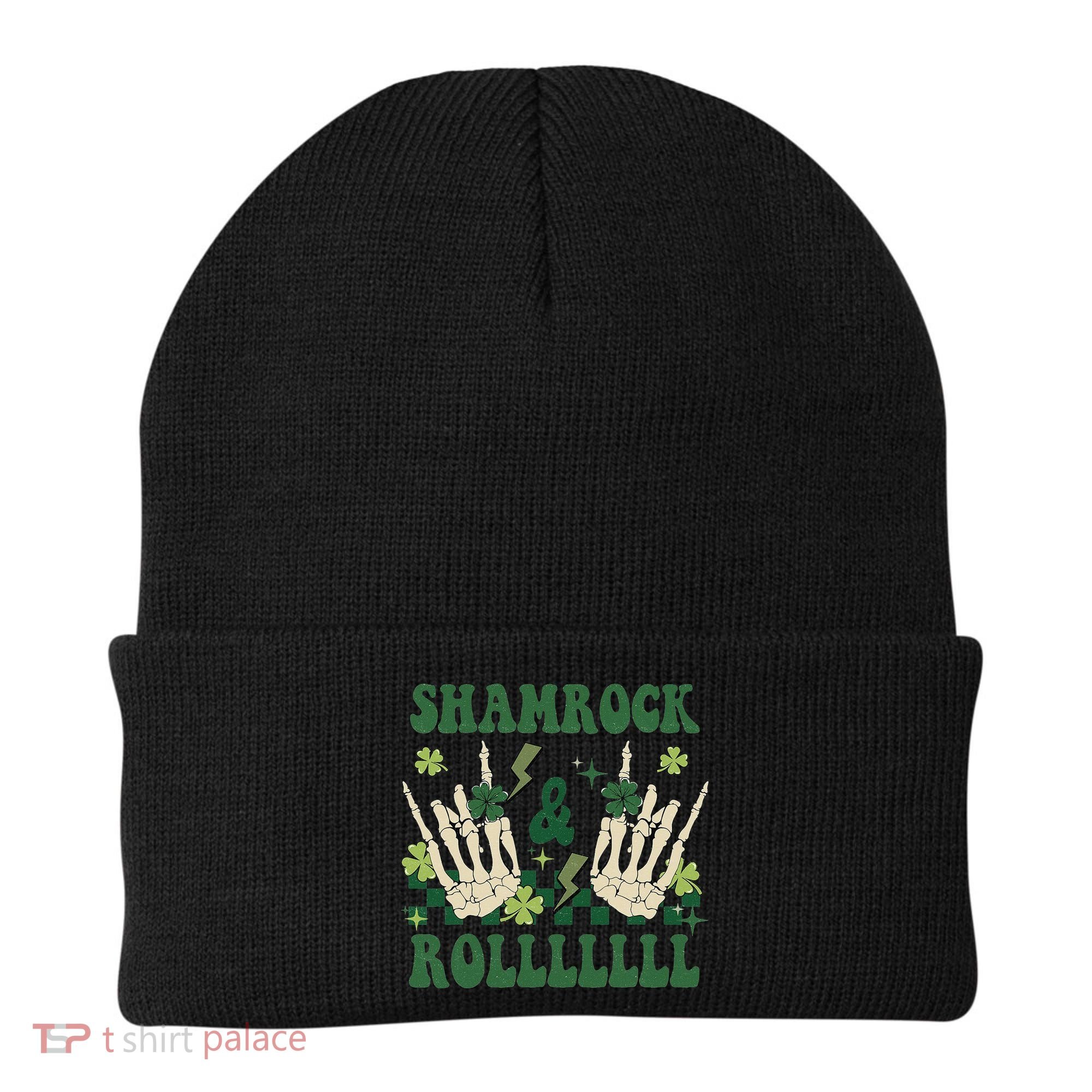 ShamRock And Roll Funny St. Patrick's Day Beanie