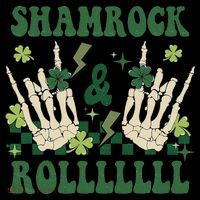 ShamRock And Roll Funny St. Patrick's Day Coaster thumb 2