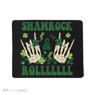 ShamRock And Roll Funny St. Patrick's Day Mousepad