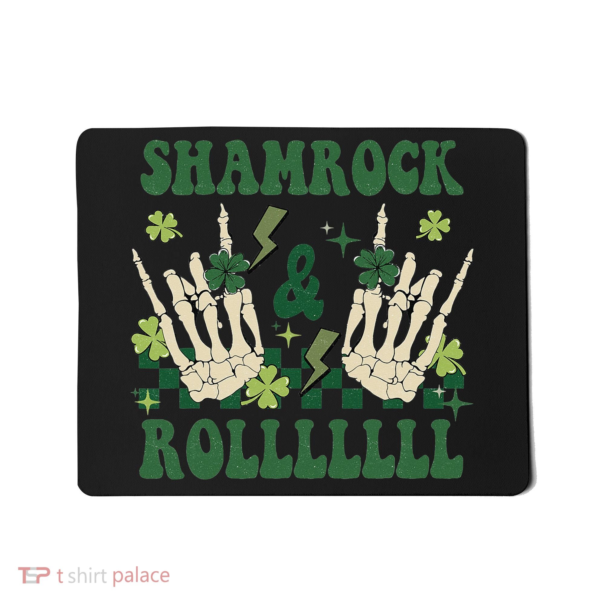 ShamRock And Roll Funny St. Patrick's Day Mousepad