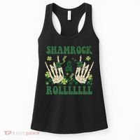 ShamRock And Roll Funny St. Patrick's Day Women's Tank Top thumb 0