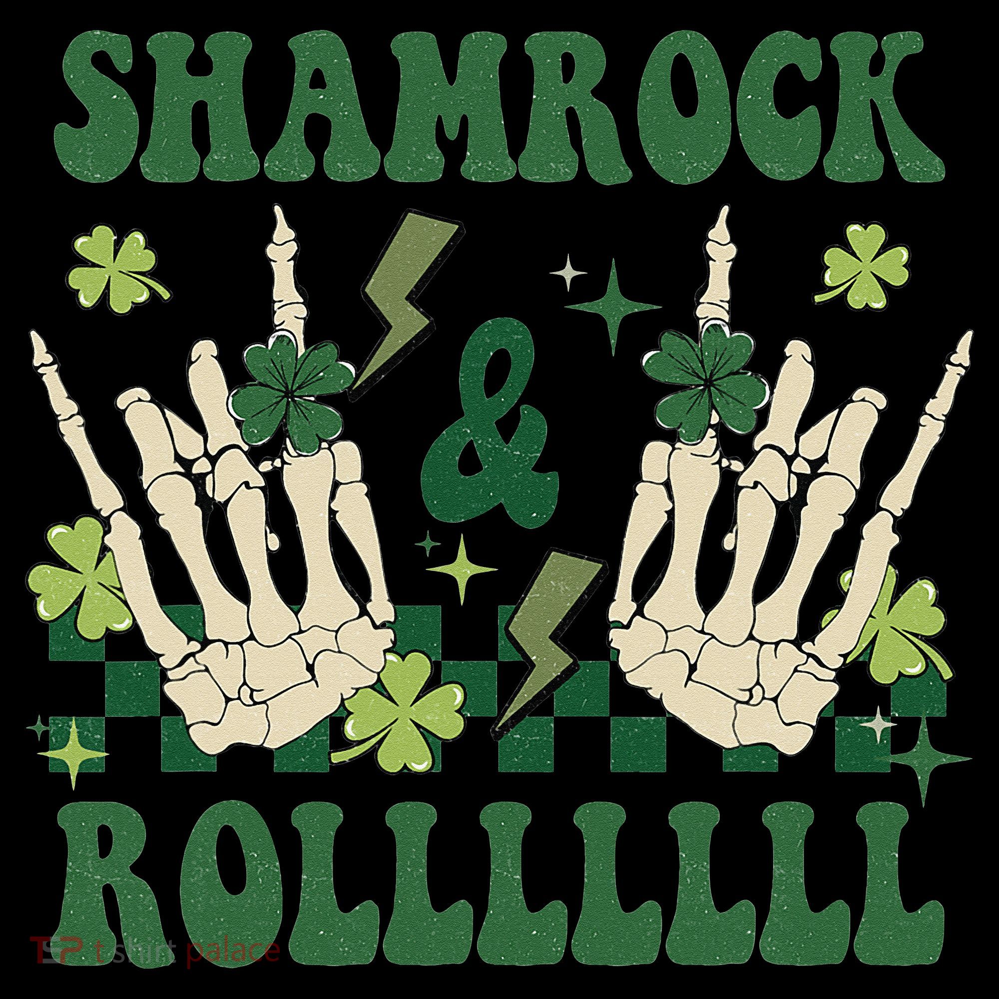 ShamRock And Roll Funny St. Patrick's Day Baby Bodysuit