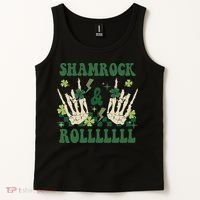 ShamRock And Roll Funny St. Patrick's Day Tank Top thumb 2