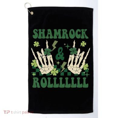 ShamRock And Roll Funny St. Patrick's Day Golf Towel