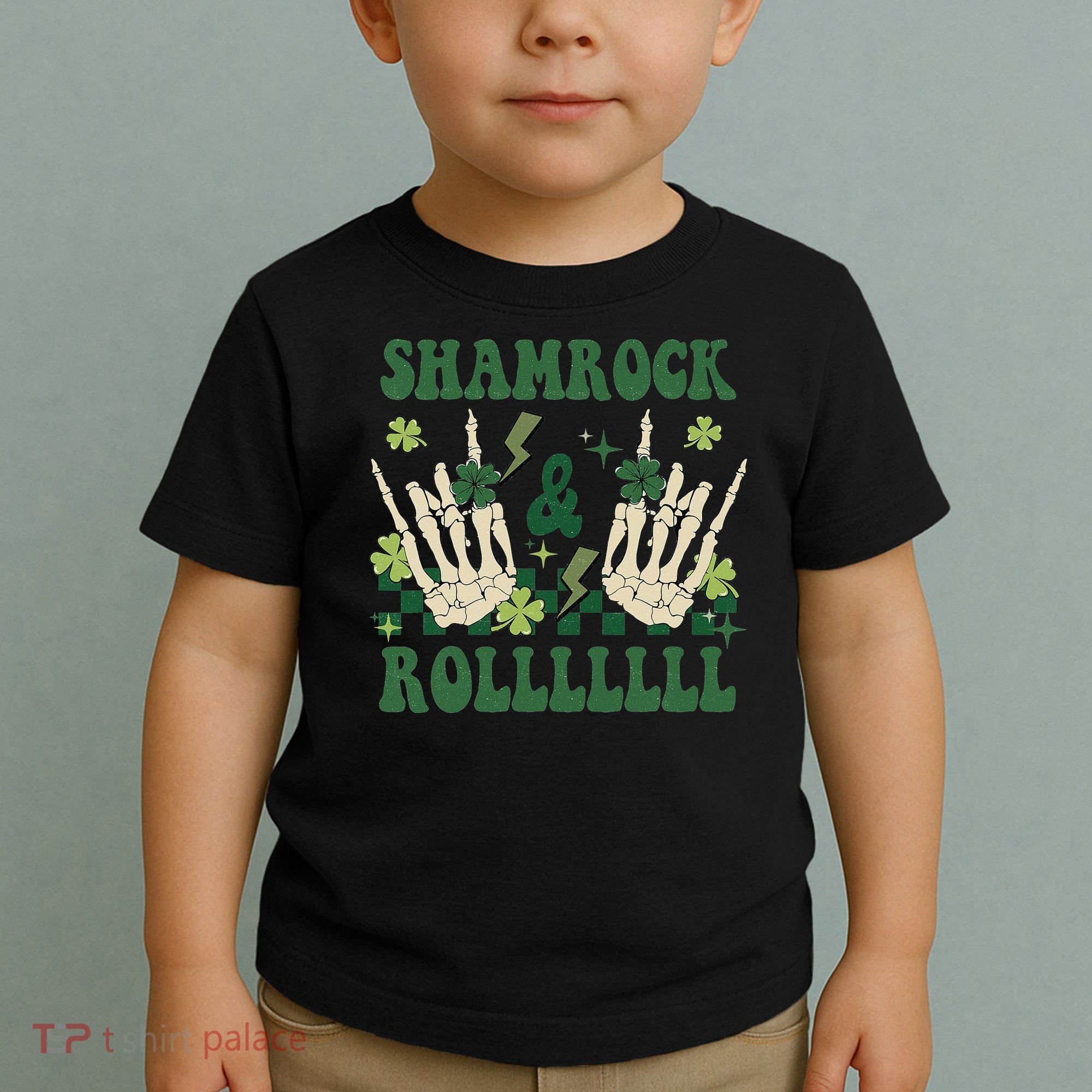 ShamRock And Roll Funny St. Patrick's Day Toddler T-Shirt