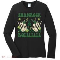 ShamRock And Roll Funny St. Patrick's Day Women's Long Sleeve Shirt thumb 0