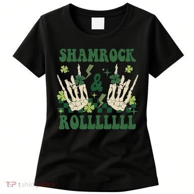 ShamRock And Roll Funny St. Patrick's Day Women's T-Shirt