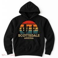 Scottsdale Arizona Retro Sunset Hoodie thumb 0