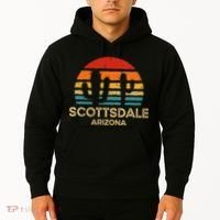 Scottsdale Arizona Retro Sunset Hoodie thumb 2