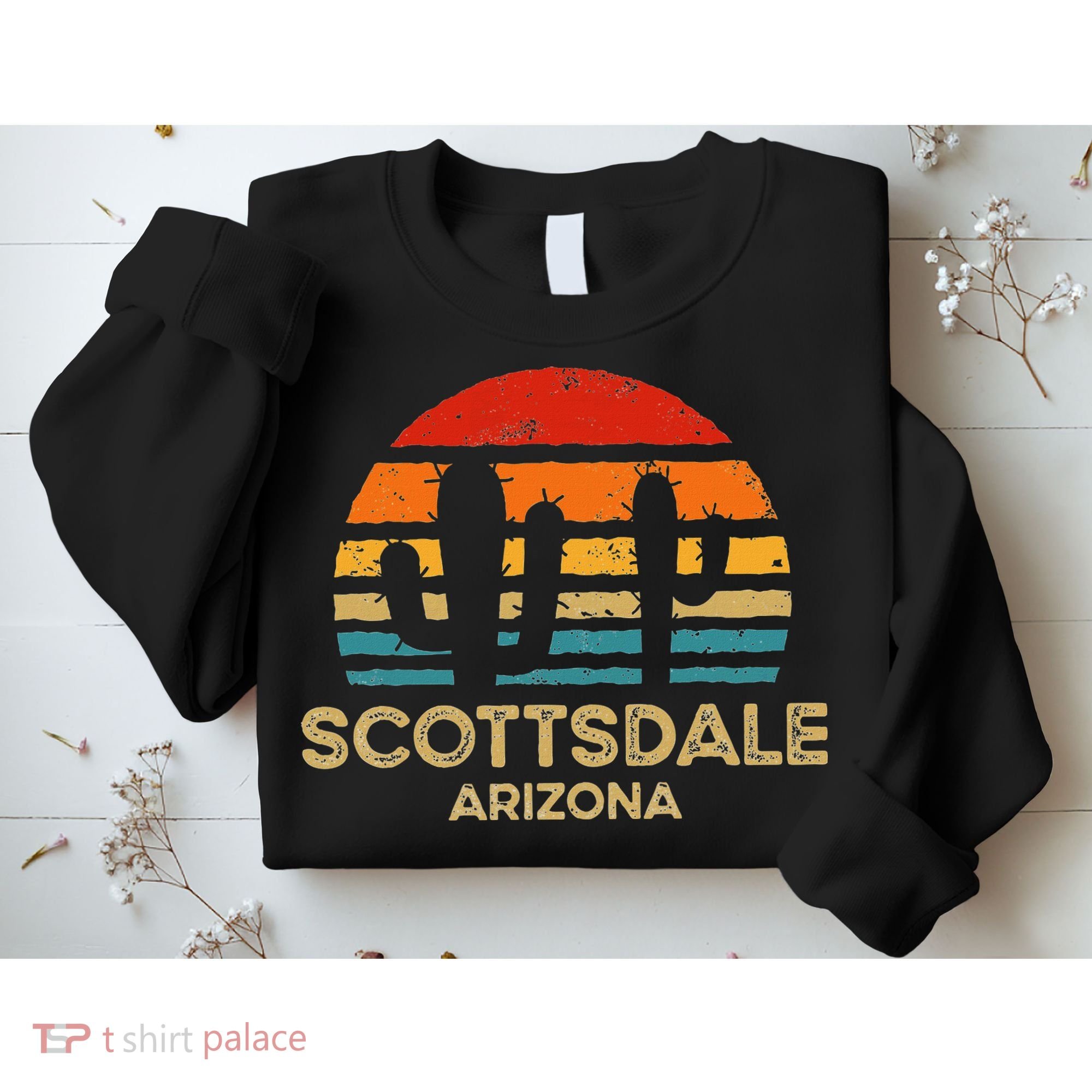 Scottsdale Arizona Retro Sunset Sweatshirt
