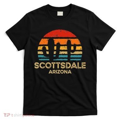Scottsdale Arizona Retro Sunset T-Shirt