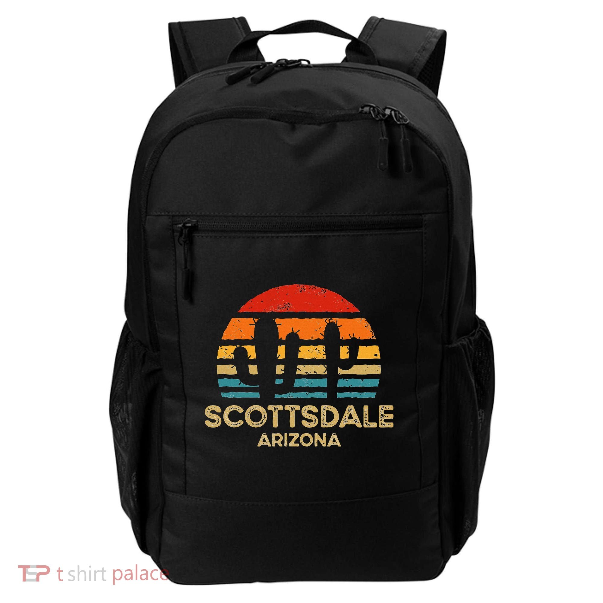 Scottsdale Arizona Retro Sunset Backpack