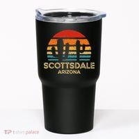 Scottsdale Arizona Retro Sunset Tumbler thumb 0