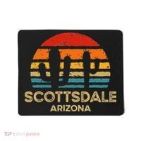 Scottsdale Arizona Retro Sunset Mousepad thumb 0