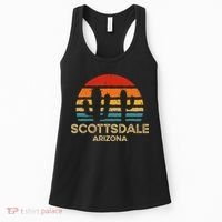 Scottsdale Arizona Retro Sunset Women's Tank Top thumb 0